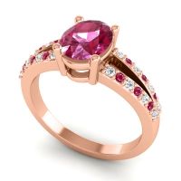 Oval Vivara Ring, 8x6mm