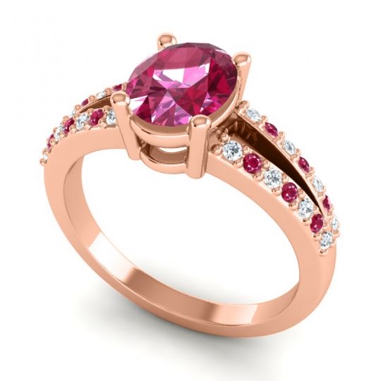 Oval Vivara Ring, 8x6mm