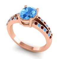 Oval Vivara Ring, 8x6mm