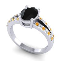 Oval Vivara Ring, 8x6mm