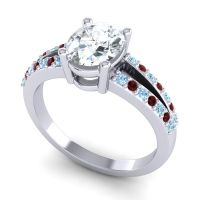 Oval Vivara Ring, 8x6mm