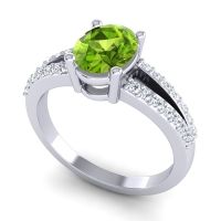 Oval Vivara Ring, 8x6mm