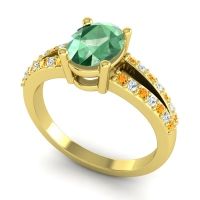 Oval Vivara Ring, 8x6mm