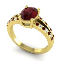 Oval Vivara Ring, 8x6mm