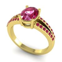 Oval Vivara Ring, 8x6mm