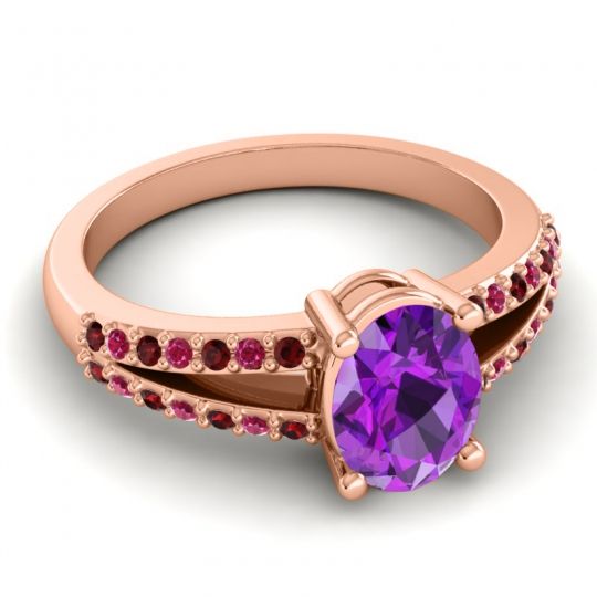 Oval Vivara Ring, 8x6mm