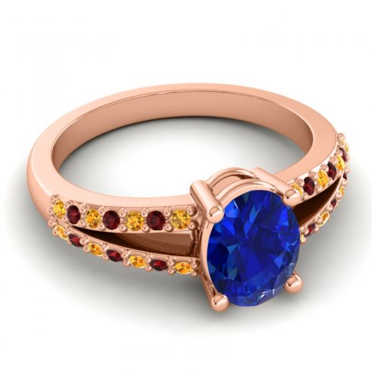 Oval Vivara Ring, 8x6mm