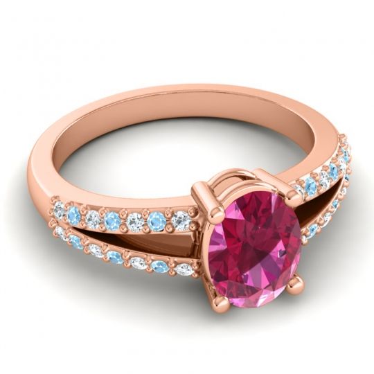 Oval Vivara Ring, 8x6mm