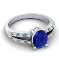 Oval Vivara Ring, 8x6mm