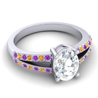 Oval Vivara Ring, 8x6mm