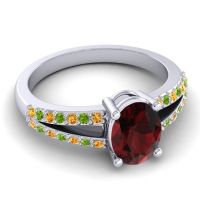 Oval Vivara Ring, 8x6mm