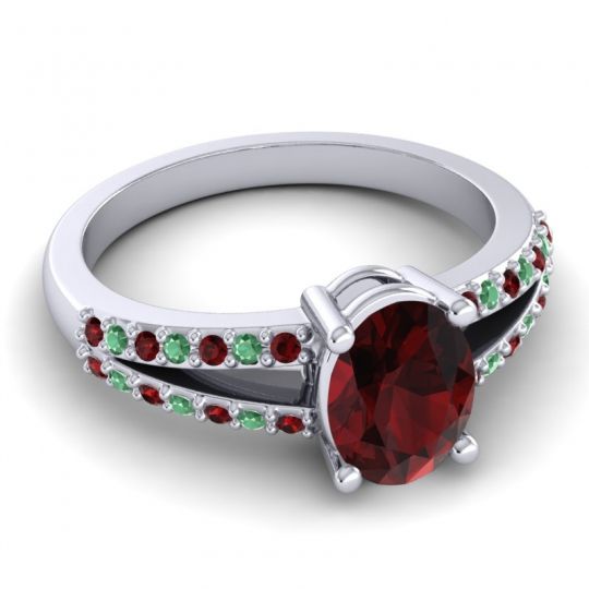 Oval Vivara Ring, 8x6mm