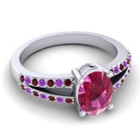 Oval Vivara Ring, 8x6mm