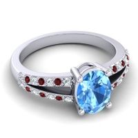 Oval Vivara Ring, 8x6mm