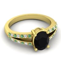 Oval Vivara Ring, 8x6mm