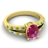 Oval Vivara Ring, 8x6mm