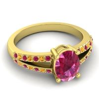 Oval Vivara Ring, 8x6mm