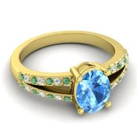 Oval Vivara Ring, 8x6mm