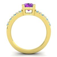 Oval Vivara Ring, 8x6mm