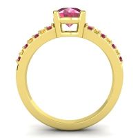 Oval Vivara Ring, 8x6mm