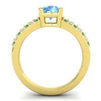 Oval Vivara Ring, 8x6mm