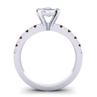 Modern Cushion Pave Dola Ring, 7mm