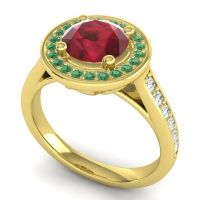 Halo Udatta Ring