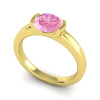 Partial Bezel Solitaire Sami Ring