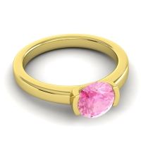 Partial Bezel Solitaire Sami Ring