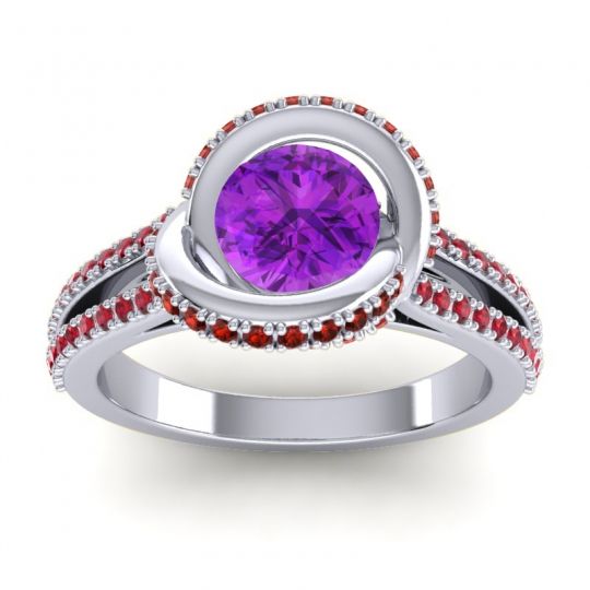 Ornate Halo Pave Bhramana Ring
