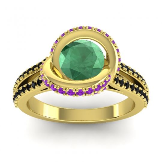 Ornate Halo Pave Bhramana Ring