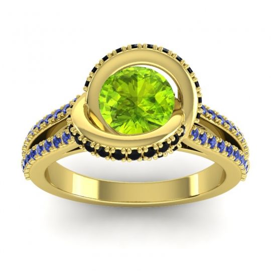 Ornate Halo Pave Bhramana Ring