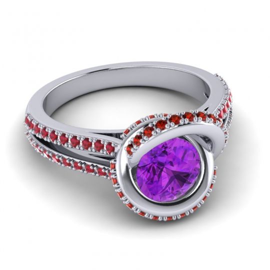 Ornate Halo Pave Bhramana Ring