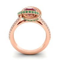 Ornate Halo Pave Bhramana Ring