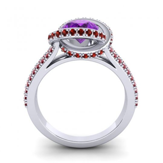 Ornate Halo Pave Bhramana Ring