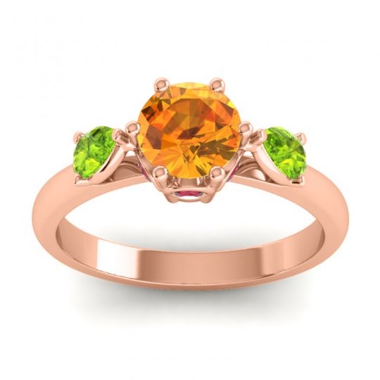 Three Stone Atta Ring