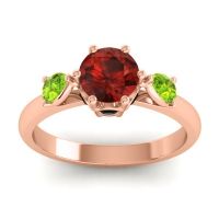 Three Stone Atta Ring