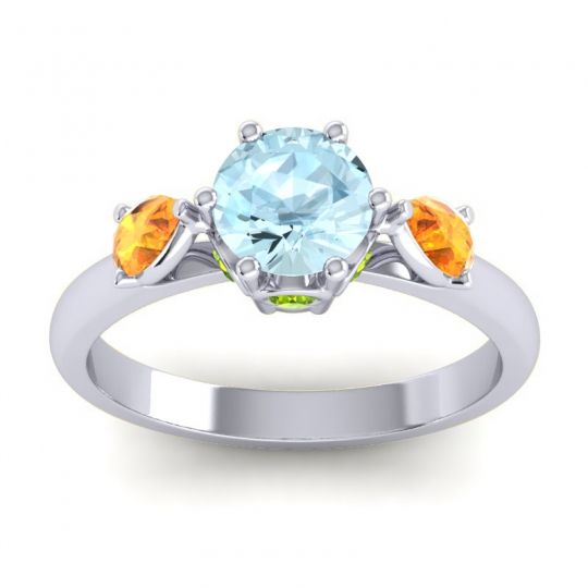 Three Stone Atta Ring