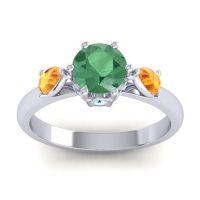 Three Stone Atta Ring