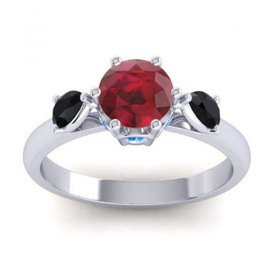 Three Stone Atta Ring