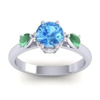 Three Stone Atta Ring