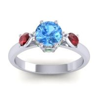 Three Stone Atta Ring