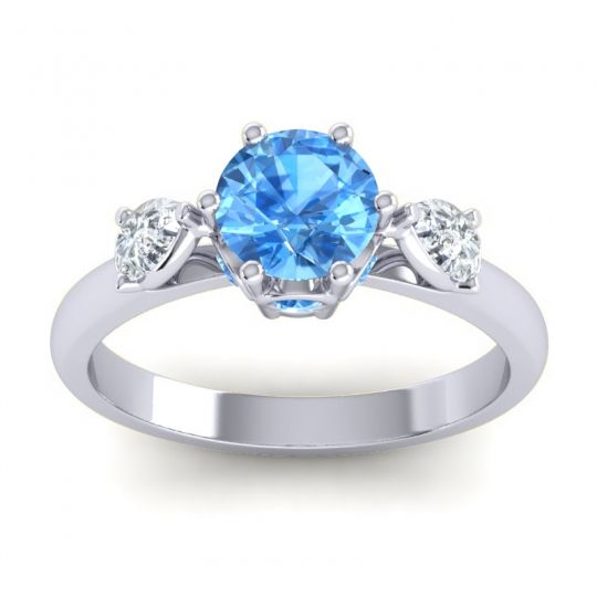 Three Stone Atta Ring