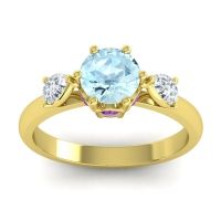 Three Stone Atta Ring