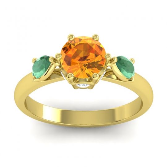 Three Stone Atta Ring