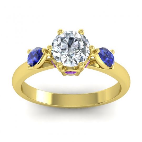 Three Stone Atta Ring