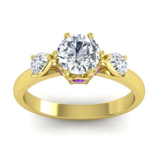 Three Stone Atta Ring