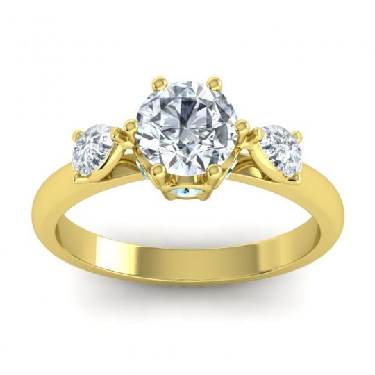 Three Stone Atta Ring