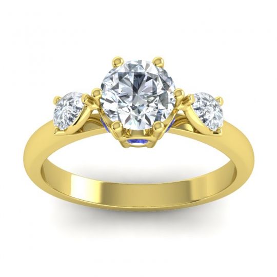 Three Stone Atta Ring