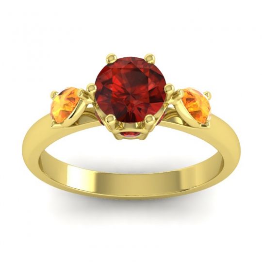 Three Stone Atta Ring